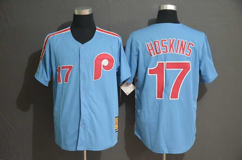 Phillies 17 Rhys Hoskins Blue Cooperstown Collection Jersey,We sell and wholesale Phillies 17 Rhys Hoskins Blue Cooperstown Collection Jersey on line form chian!